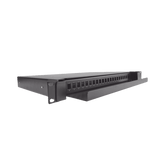 Distribuidor de Fibra Óptica deslizable vacío 19in acepta 24 adaptadores LC Duplex o LC Simplex o 24 SC Simplex 1U - Fibralink México